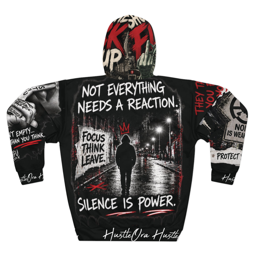 Hoodie - 'My Shut The F*** Up' Graphic Streetwear Hoodie (Silence Is Power)