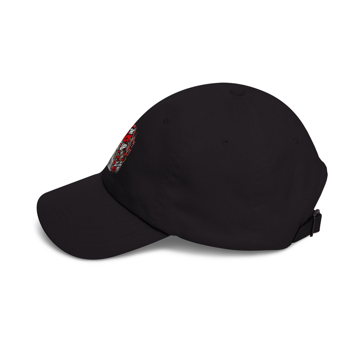 Classic Dad Cap - 'Shut The F**k Up' Grumpy Dog Graphic Hat
