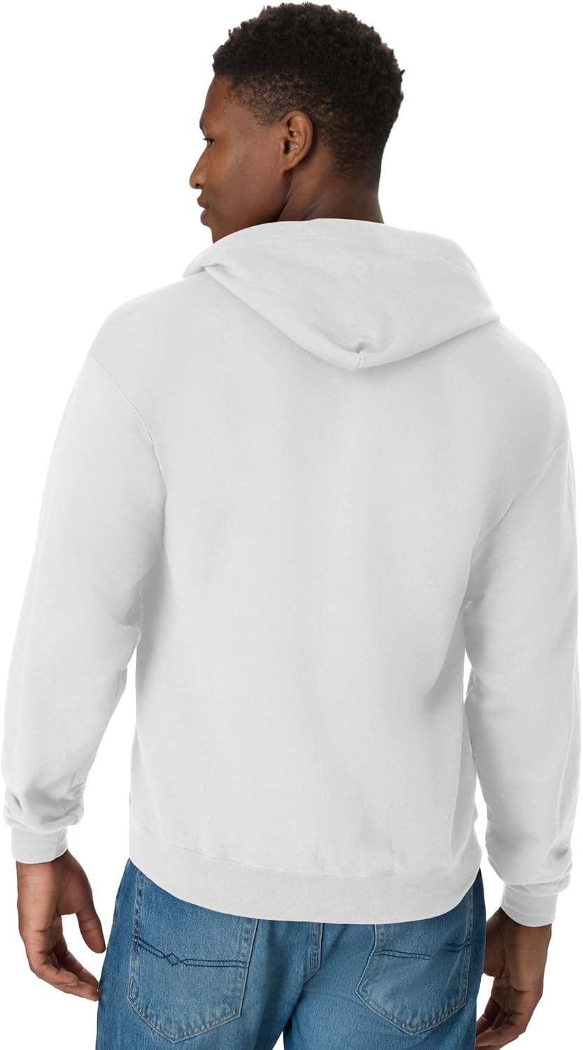 Hanes Men's Zip-up Hoodie, Ecosmart Fleece Full-zip Hoodie for Men, Hooded Sweatshirt