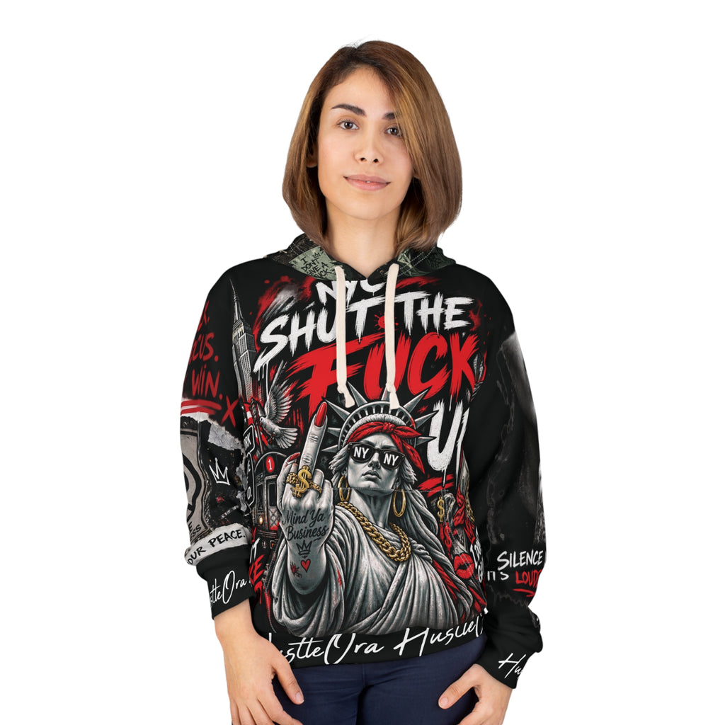 Hoodie - 'My Shut The F*** Up' Graphic Streetwear Hoodie (Silence Is Power)