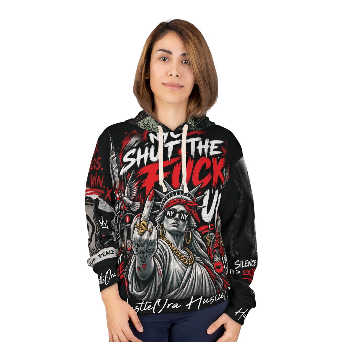 Hoodie - 'My Shut The F*** Up' Graphic Streetwear Hoodie (Silence Is Power)