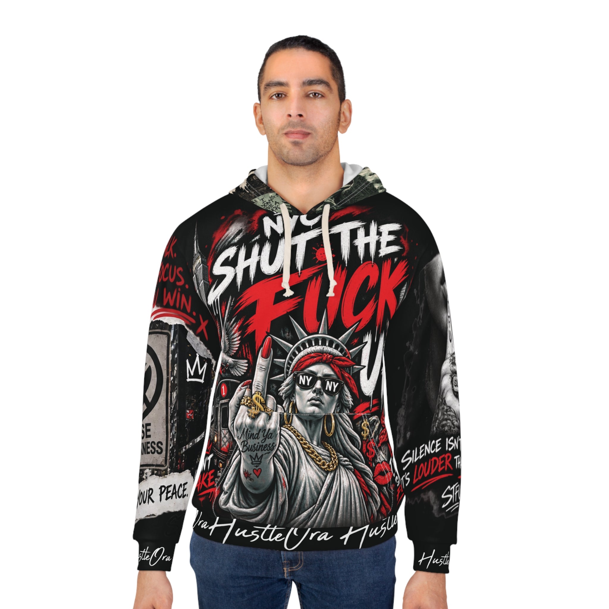 Hoodie - 'My Shut The F*** Up' Graphic Streetwear Hoodie (Silence Is Power)