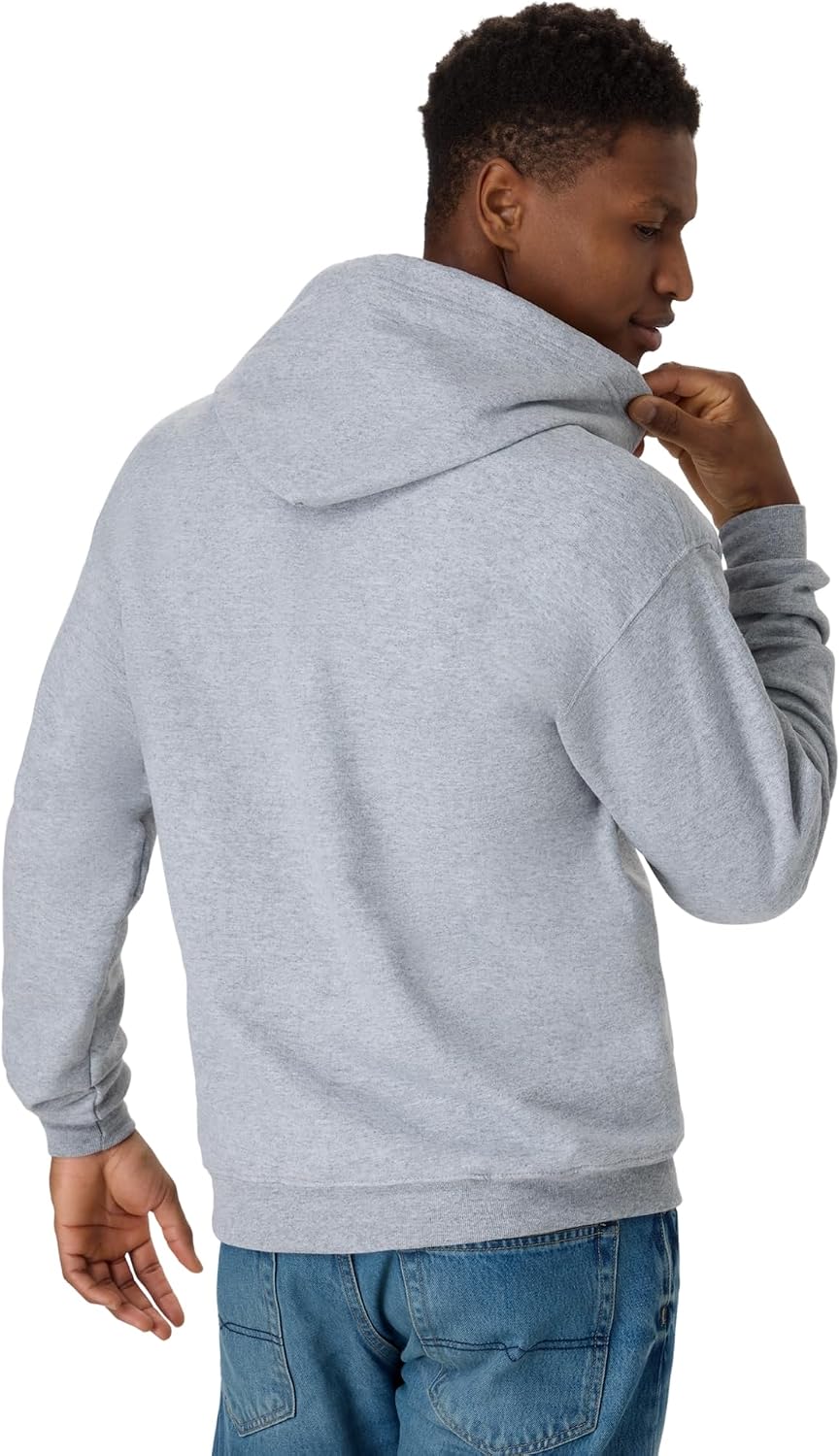 Hanes Men's Zip-up Hoodie, Ecosmart Fleece Full-zip Hoodie for Men, Hooded Sweatshirt