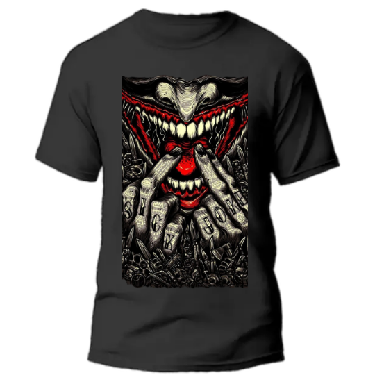 😈 “SILENCE HITS DIFFERENT” — Dark Streetwear Tee