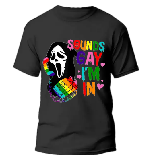 🌈 “SOUNDS GAY, I’M IN” — Pride Streetwear Tee