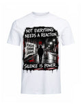 🖤 “SILENCE IS POWER” — Focus & Leave Tee