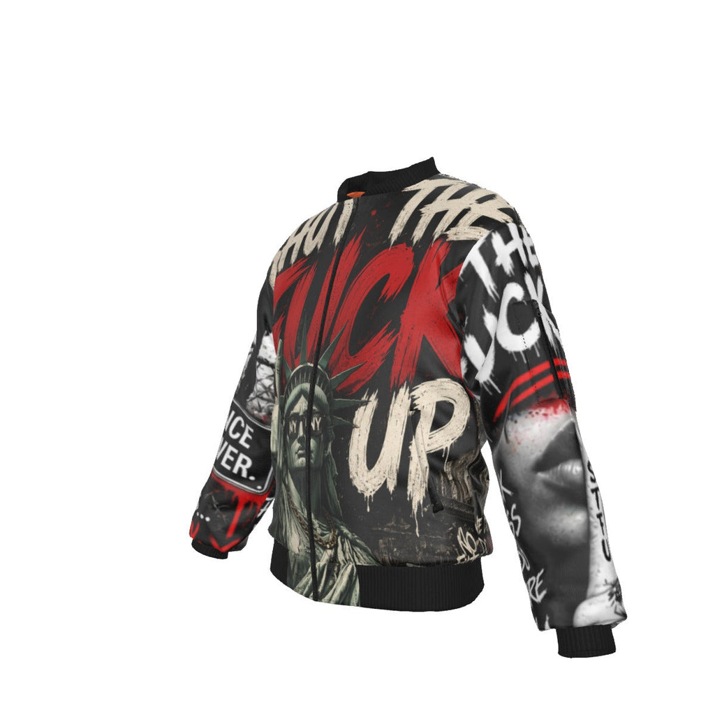 All-Over Print Men’s Jacket With Sleeve Pocket
