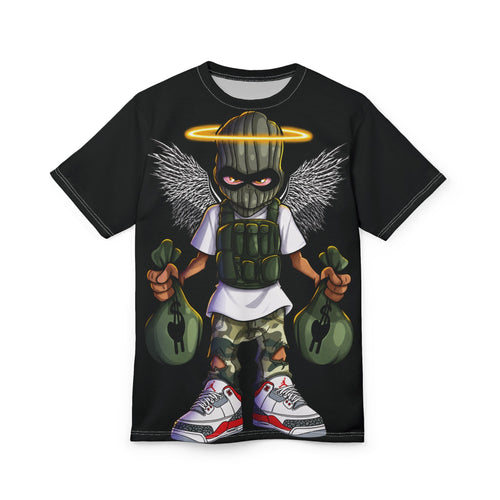 Angel Hustle Graphic T-Shirt – Hustle Ora By La Cubana - All Over Prints