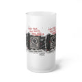 Frosted Glass Beer Mug – ’They Talk You Focus’ Motivational Graphic - 16oz / Frosted - Mug