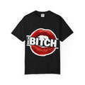 Rich BITCH Graphic T-Shirt, Red Lip Kiss Statement Tee - Black / S - T-Shirt