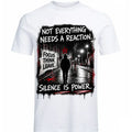 🖤 “SILENCE IS POWER”, Focus & Leave Tee - Cotton - Unisex