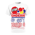 Stop Wondering and Get Ya Bread Up Graphic T-Shirt - White stitching / 4 oz. / S - All Over Prints